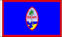 Guam Hand Waving Flags